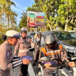 Ditlantas Polda Riau Gencarkan Kampanye Keselamatan di Kawasan Tugu Perjuangan Pekanbaru